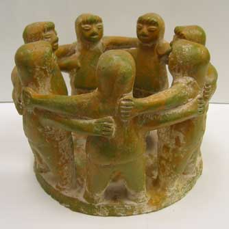 Mexican Terra Cotta  "Circle of Friends"